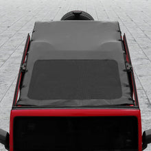 For 2007-2018 Jeep Wrangler JK JKU 4 Door Sunshade leather Mesh Sun Shade Bikini Top RT-TCZ