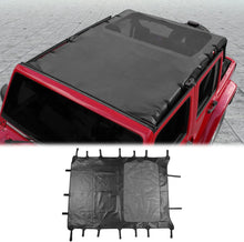 For 2007-2018 Jeep Wrangler JK JKU 4 Door Sunshade leather Mesh Sun Shade Bikini Top RT-TCZ