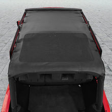 For 2007-2018 Jeep Wrangler JK JKU 4 Door Sunshade leather Mesh Sun Shade Bikini Top RT-TCZ