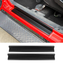 For 2007-2018 Jeep Wrangler JK JKU Aluminum Door Sill Plate Threshold Entry Guards Trim Cover Strip RT-TCZ