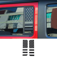 For 2007-2018 Jeep Wrangler JK JKU Black Rear Door Window Glass Sticker Trim RT-TCZ