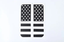 For 2007-2018 Jeep Wrangler JK JKU Black Rear Door Window Glass Sticker Trim RT-TCZ