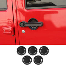 For 2007-2018 Jeep Wrangler JK JKU Door Handle Bowl Cover Trim RT-TCZ
