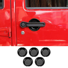 For 2007-2018 Jeep Wrangler JK JKU Door Handle Bowl Cover Trim RT-TCZ