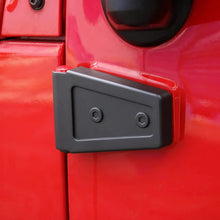 For 2007-2018 Jeep Wrangler JK JKU Door Hinge Covers Trim ABS Black RT-TCZ
