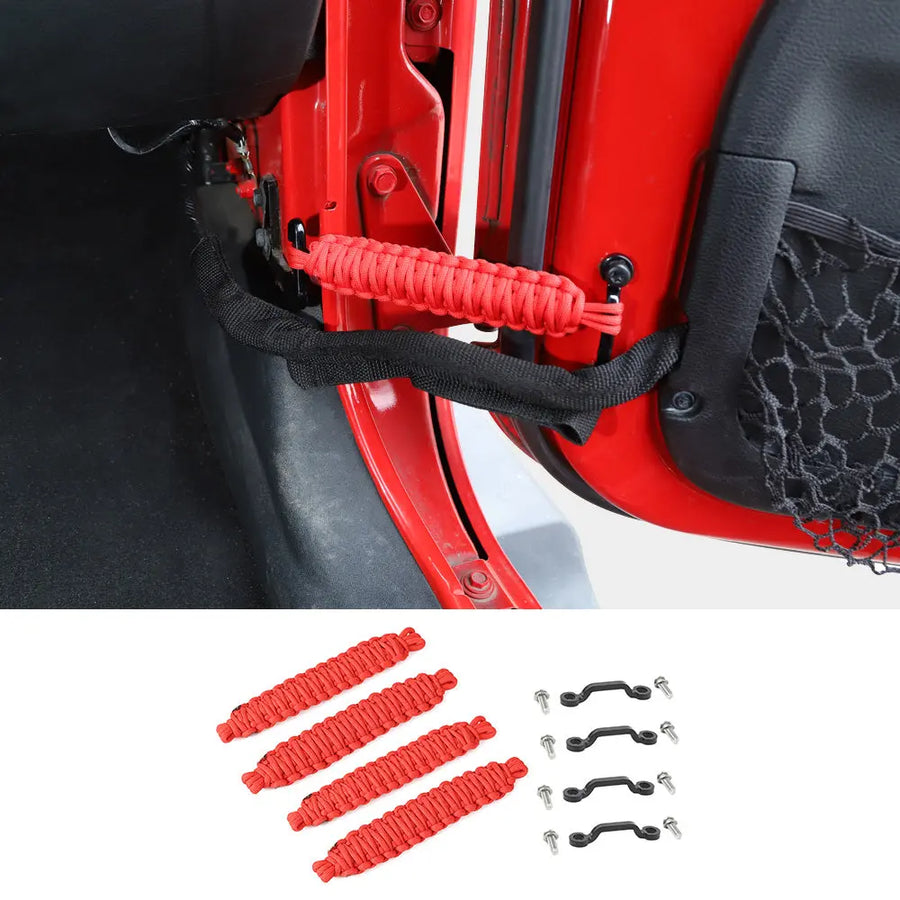 For 2007-2018 Jeep Wrangler JK JKU Door Limiting Strap & Stopper