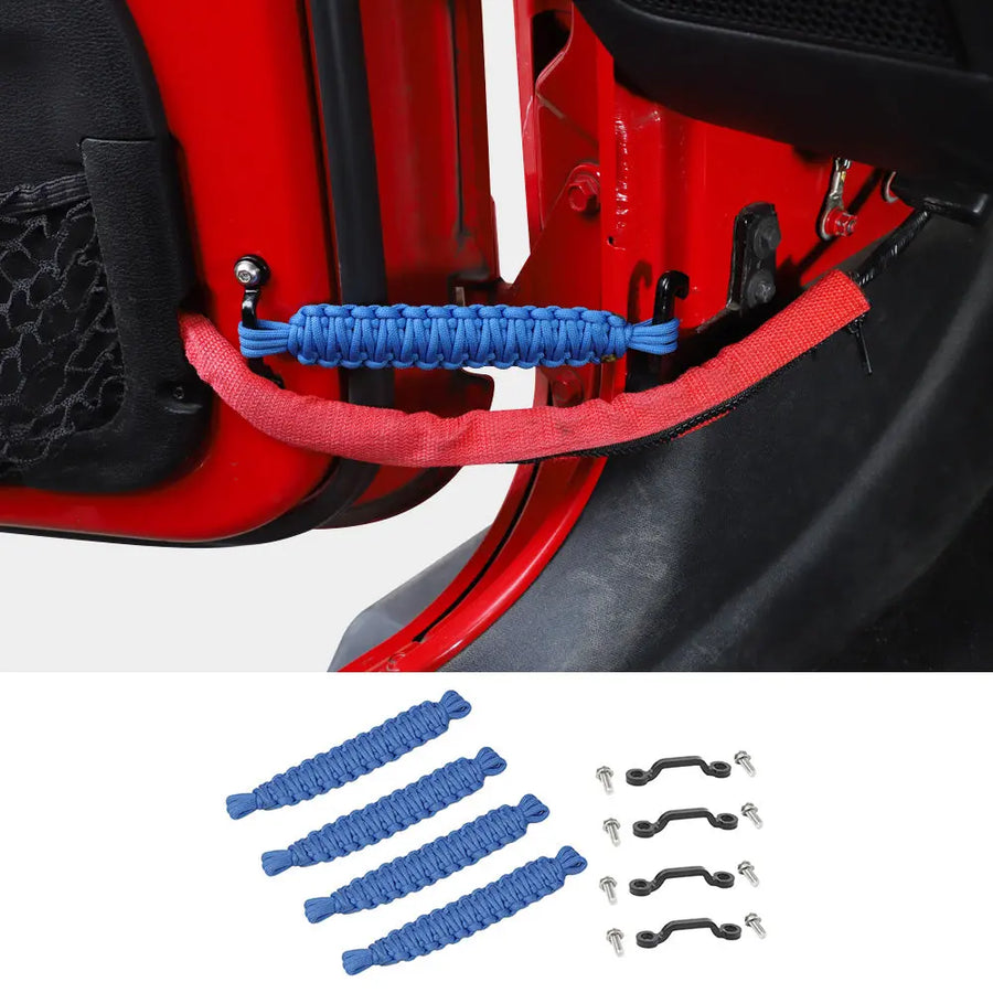 For 2007-2018 Jeep Wrangler JK JKU Door Limiting Strap & Stopper