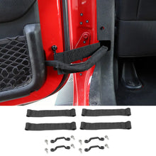 For 2007-2018 Jeep Wrangler JK JKU Door Limiting Straps Load 1000 Lb 4pcs/set RT-TCZ