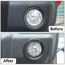 For 2007-2018 Jeep Wrangler JK JKU Front Bumper Fog Light Lamp Bezels Trim RT-TCZ