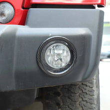 For 2007-2018 Jeep Wrangler JK JKU Front Bumper Fog Light Lamp Bezels Trim RT-TCZ
