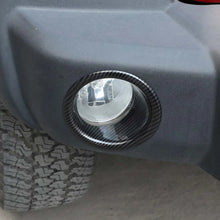 For 2007-2018 Jeep Wrangler JK JKU Front Bumper Fog Light Lamp Bezels Trim RT-TCZ