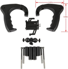 For 2007-2018 Jeep Wrangler JK JKU Front Grab Handles *2 with Phone Holder Mount *1 RT-TCZ