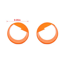 For 2007-2018 Jeep Wrangler JK JKU Front Headlight Angry Eyes Trim Bezels Rings RT-TCZ