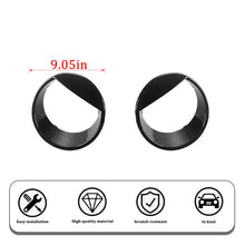 For 2007-2018 Jeep Wrangler JK JKU Front Headlight Bezel Light Angry Eyes Trim 2PCS RT-TCZ