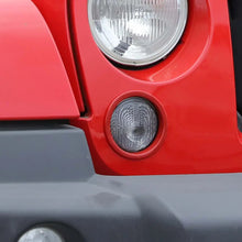For 2007-2018 Jeep Wrangler JK JKU Front Turn Signal Light Trim Ring Bezel RT-TCZ