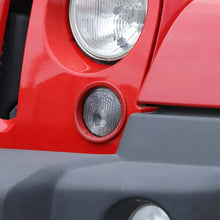 For 2007-2018 Jeep Wrangler JK JKU Front Turn Signal Light Trim Ring Bezel RT-TCZ