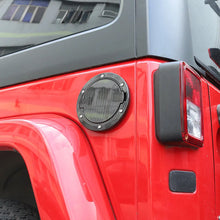 For 2007-2018 Jeep Wrangler JK JKU Fuel Filler Cover Gas Cap Tank Door Aluminum Alloy RT-TCZ