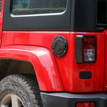 For 2007-2018 Jeep Wrangler JK JKU Fuel Filler Door Gas Lid Tank Cap Cover Trim RT-TCZ