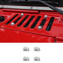 For 2007-2018 Jeep Wrangler JK JKU Hood Vent Cap Cover Trim RT-TCZ