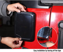 For 2007-2018 Jeep Wrangler JK JKU LED Tail Light Covers Rear Lamp Guards Smoked Black RT-TCZ