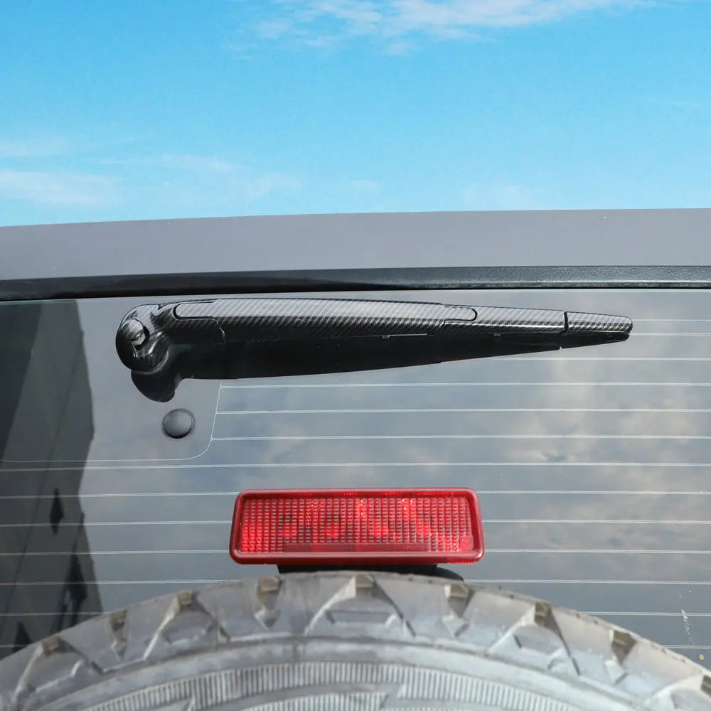 RT-TCZ Rear Rain Windscreen Window Wiper Cover Trim for Jeep Wrangler ...