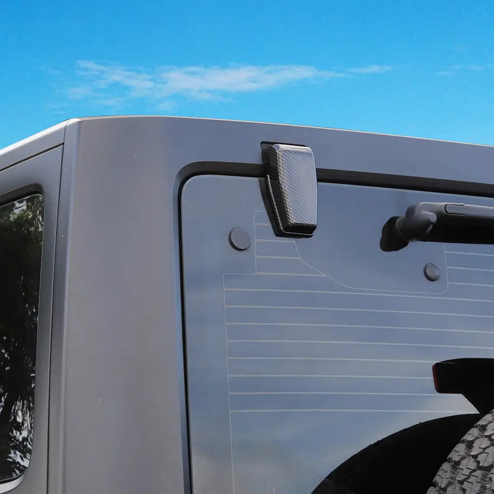RT-TCZ Rear Window Liftgate Glass Hinge Cover Trim For Jeep Wrangler JK ...