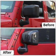 For 2007-2018 Jeep Wrangler JK JKU Rearview Mirror Cover Trim RT-TCZ