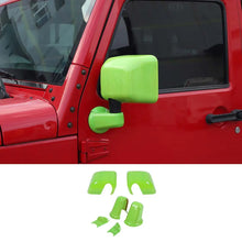 For 2007-2018 Jeep Wrangler JK JKU Rearview Mirror Cover Trim RT-TCZ