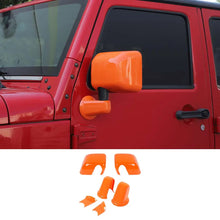 For 2007-2018 Jeep Wrangler JK JKU Rearview Mirror Cover Trim RT-TCZ