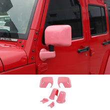 For 2007-2018 Jeep Wrangler JK JKU Rearview Mirror Cover Trim RT-TCZ