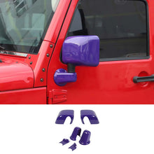 For 2007-2018 Jeep Wrangler JK JKU Rearview Mirror Cover Trim RT-TCZ