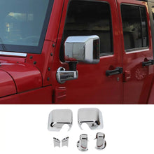 For 2007-2018 Jeep Wrangler JK JKU Rearview Mirror Cover Trim RT-TCZ