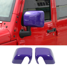 For 2007-2018 Jeep Wrangler JK JKU Side Rear View Mirror Cover Trim Frame RT-TCZ