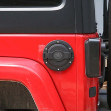 For 2007-2018 Jeep Wrangler JK Metal Car Door Gas Cap Tank Fuel Filler Cover Black RT-TCZ
