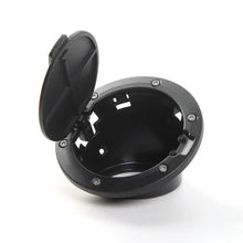 For 2007-2018 Jeep Wrangler JK Metal Car Door Gas Cap Tank Fuel Filler Cover Black RT-TCZ