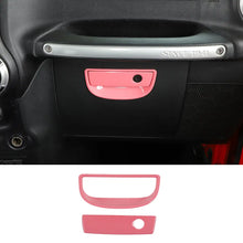 For 2007-2018 Jeep Wrangler JK Passenger Storage Glove Box Handle Cover Trim RT-TCZ