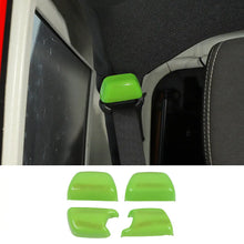 For 2007-2018 Jeep Wrangler JK Seat Safety Belt Buckle Trim RT-TCZ