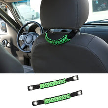 For 2007-2018 Jeep Wrangler JK Top Roll Bar Grab Handles Paracord Grip Handle RT-TCZ