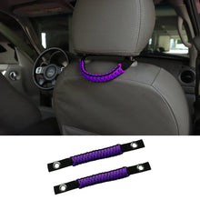 For 2007-2018 Jeep Wrangler JK Top Roll Bar Grab Handles Paracord Grip Handle RT-TCZ