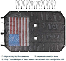 For 2007-2018 Jeep Wrangler JKU 4-Door Top Sunshade Mesh Shade Bikini RT-TCZ