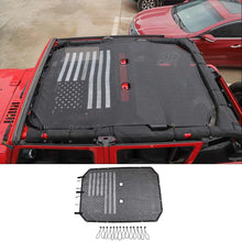 For 2007-2018 Jeep Wrangler JKU 4-Door Top Sunshade Mesh Shade Bikini RT-TCZ