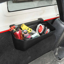For 2007-2018 Jeep Wrangler JKU 4-Door Trunk Rear Cargo Storage Box Organizer, Compartment Box Bins, Black RT-TCZ