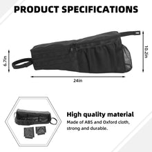 For 2007-2018 Jeep Wrangler JKU 4Doors Trunk Tool Storage Bag Cage with Multi-Pockets Organizers, Black RT-TCZ