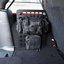 For 2007-2018 Jeep Wrangler JKU Unlimited 4-Door Metal Trunk Organizer Rear Cargo Rack Shelf Cargo Storage Box (Left Side) RT-TCZ