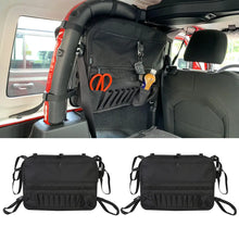 For 2007-2018 Jeep Wrangler JL JK 2PCS Rear Trunk Anti-roll Storage bag Organizer Black RT-TCZ