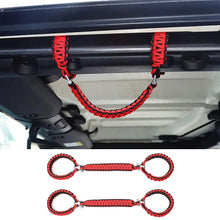 For 2007+ Jeep Wrangler JK JKU JL JLU JT Roll Bar Grab Handles Paracord Grip Handle RT-TCZ