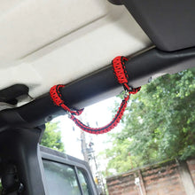 For 2007+ Jeep Wrangler JK JKU JL JLU JT Roll Bar Grab Handles Paracord Grip Handle RT-TCZ
