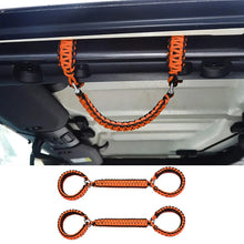For 2007+ Jeep Wrangler JK JKU JL JLU JT Roll Bar Grab Handles Paracord Grip Handle RT-TCZ