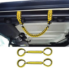 For 2007+ Jeep Wrangler JK JKU JL JLU JT Roll Bar Grab Handles Paracord Grip Handle RT-TCZ