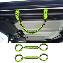 For 2007+ Jeep Wrangler JK JKU JL JLU JT Roll Bar Grab Handles Paracord Grip Handle RT-TCZ